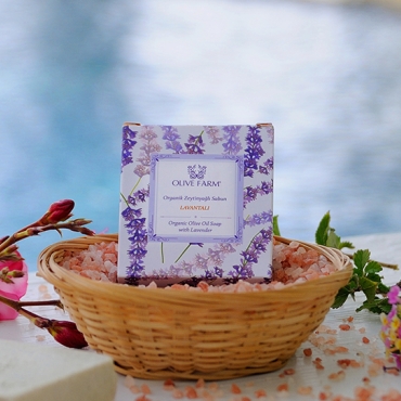 Organic Olive Oil Soap with lavender essential oil 90g Organic Olive Oil Soap with lavender essential oil 90g