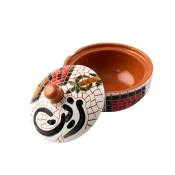 صحن فخار زيت