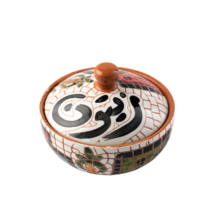 صحن فخار زيتون