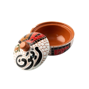 صحن فخار زيتون