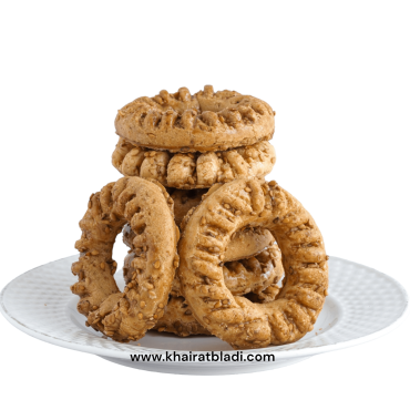 كعك الأساور الصحي بطحين القمح الكامل والشوفان العضوي والشعير