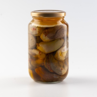 مكدوس باذنجان بزيت الزيتون 1 كيلو